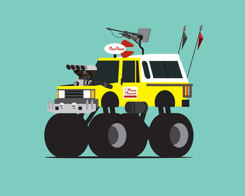 Illustration for article titled Pop Culture's Greatest Vehicles Get Ready for a Mad Max-Style Dystopia